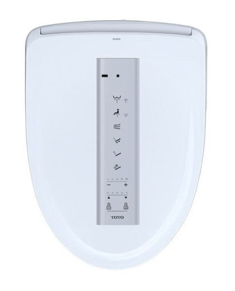 TOTO S500e Elongated Washlet Bidet Seat with Classic Trim