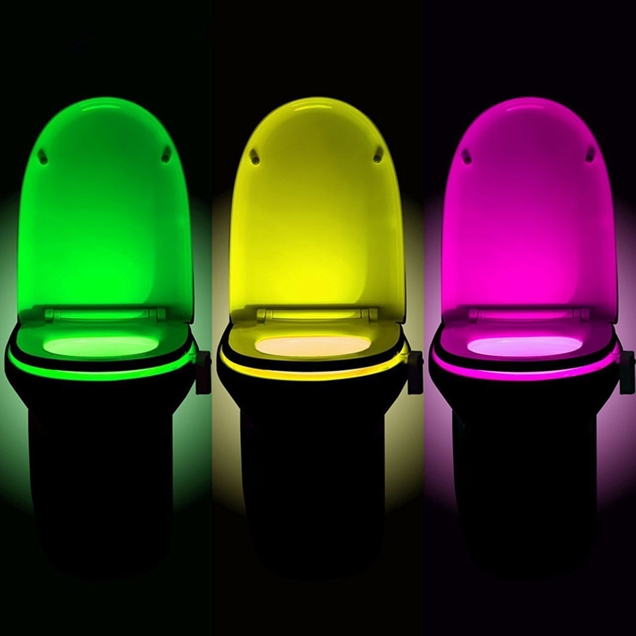 Led Multi-color Toilet Bowl Night Light, Pir Motion Activated