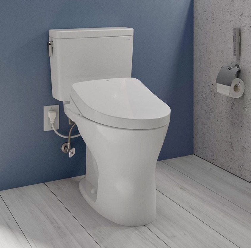 TOTO WASHLET+ - Hidden cords and hoses