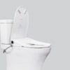 Ultra Nova Bidet Installed Lid Open