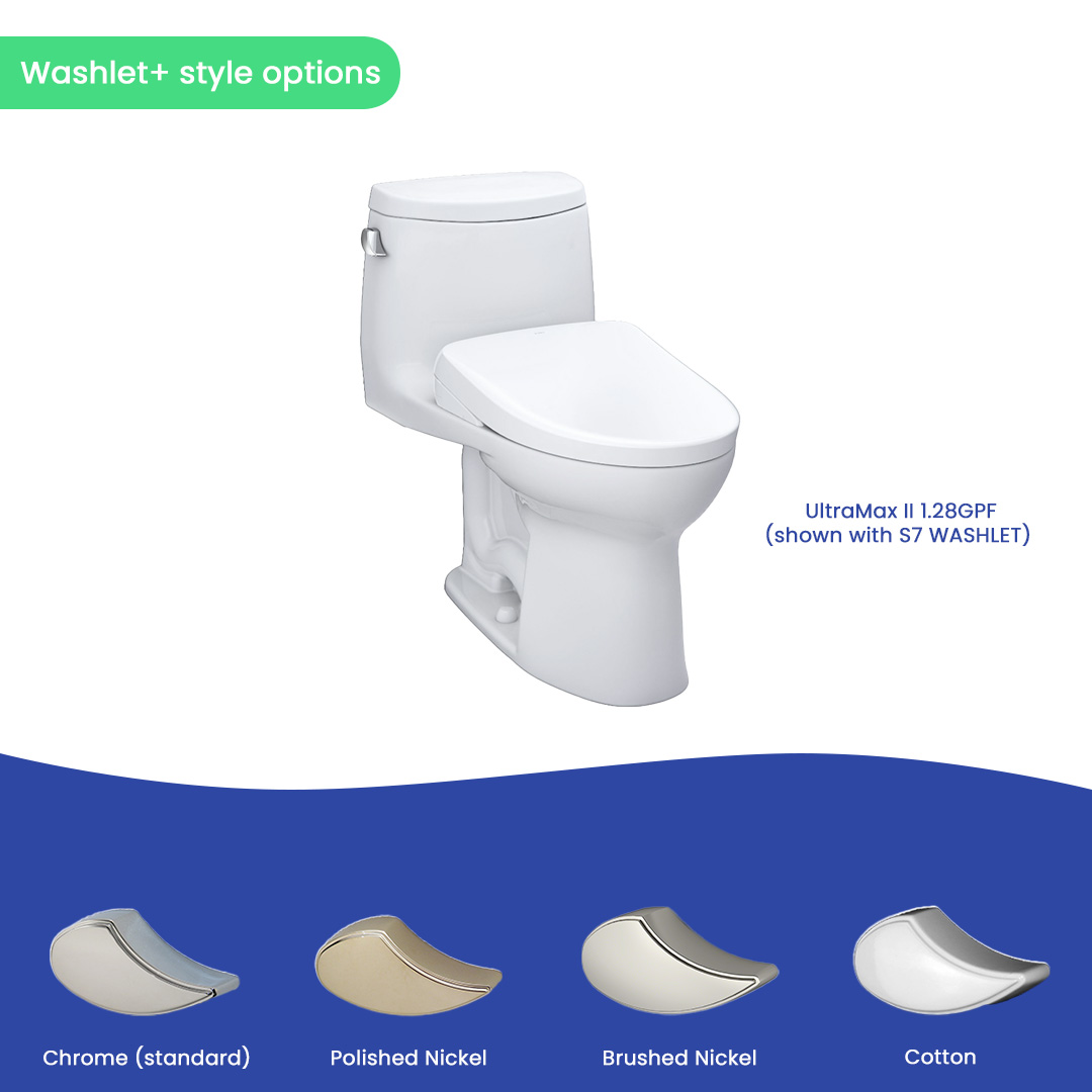 Washlet+ style options - UltraMax II 1.28GPF