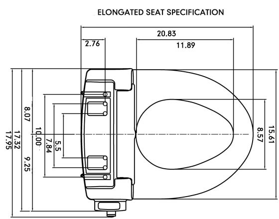 bio-bidet-bb-400-elongated-measurement bio-bidet-bb-400-elongated-measurement